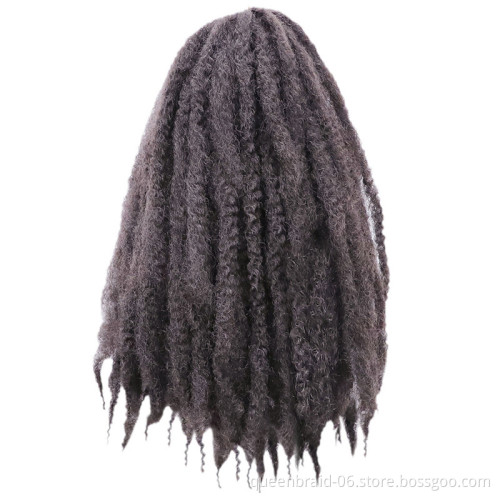 Marley Braids Hair Afropunk Kinky Curly Synthetic Braiding Fluffy Hair Crochet Braids Hair Natural Style
